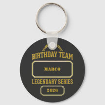 Personalized Legendary Series Gold  Birthday