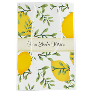 Personalized Lemon Tree Food Gift Bag