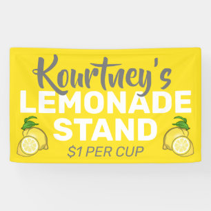 Personalized Lemonade Stand Banner