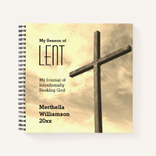 Personalized LENT JOURNAL Seeking God Lenten