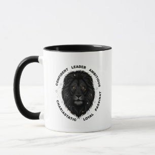 Personalized Leo Zodiac sign Name and traits Mug