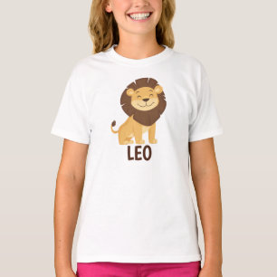 Personalized Leo Zodiac Sign T-Shirt