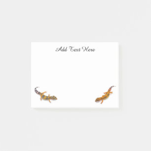 Personalized Leopard Gecko Lizard Post-it Notes