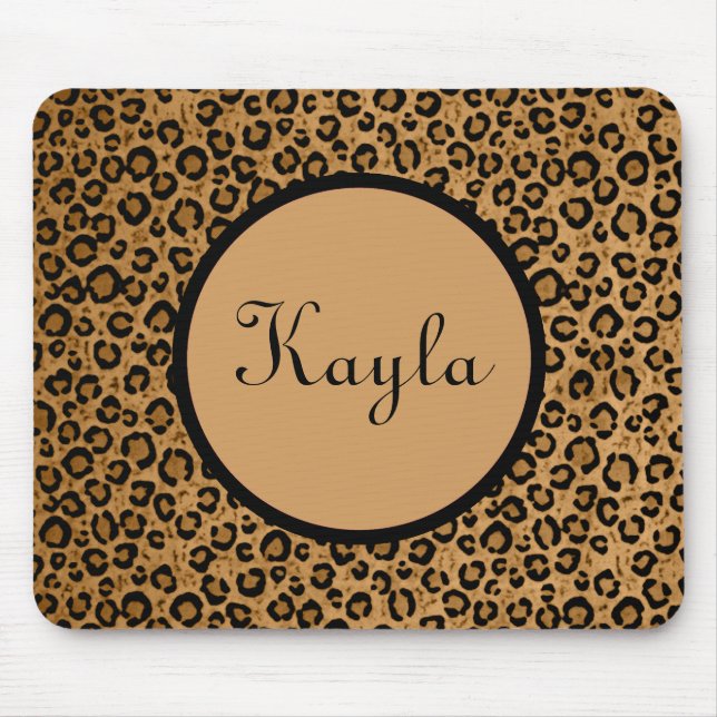 Personalized Leopard Mousepad (Front)