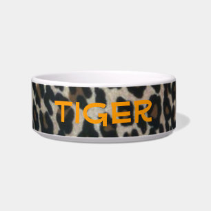 Personalized leopard Print Bowl