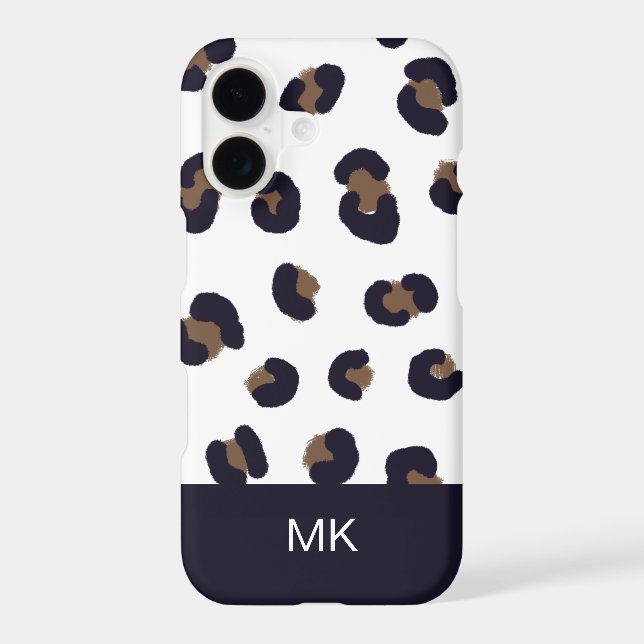 Personalized Leopard Print Monogram (Verso)