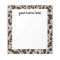 Personalized Leopard Print Notepad