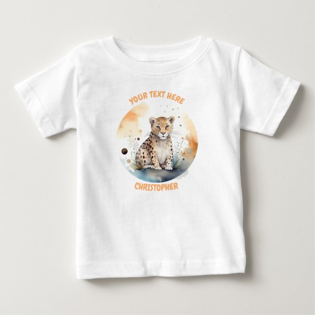 Personalized Leopard Tee (Front)