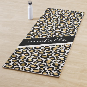 Personalized Leopard Yoga Mat