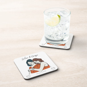 Personalized Lesbian Coaster