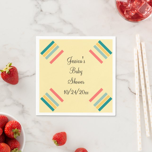 Personalized Let's Get Beachy  Napkin (Insitu)