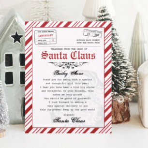 Personalized Letter From Santa
