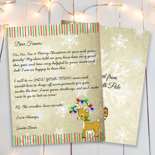 Personalized Letter from Santa Claus