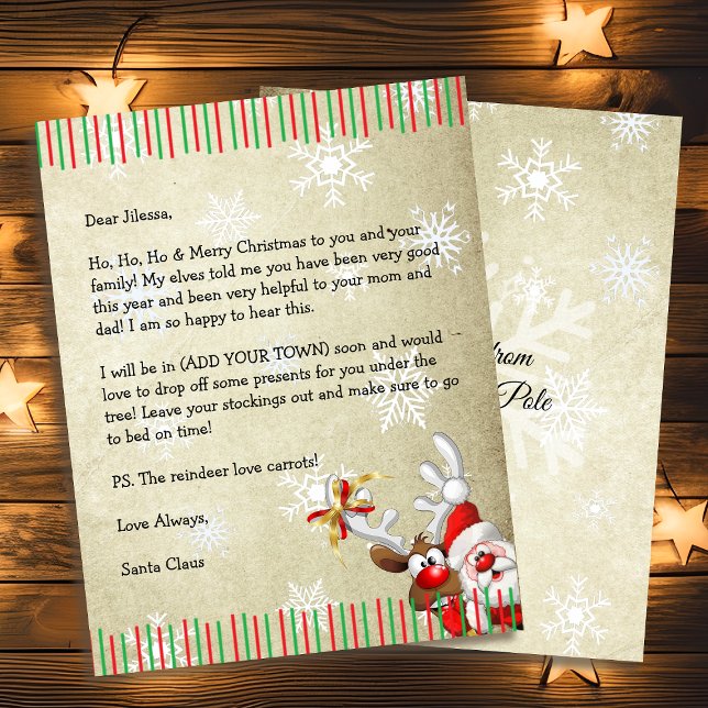 Personalized Letter from Santa Claus (Creator Uploaded)