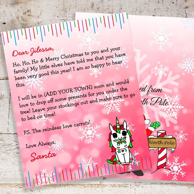 Personalized Letter from Santa Claus (Creator Uploaded)