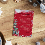 Personalized letter from Santa Claus Christmas  Invitation<br><div class="desc">Personalized letter from from Santa Claus.
Give your child this year special,  cute letter from Santa. 
Collection: 
https://www.zazzle.com/collections/love_christmas_collection-119212194434211063</div>
