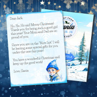 Personalized Letter from Santa Claus for Boys