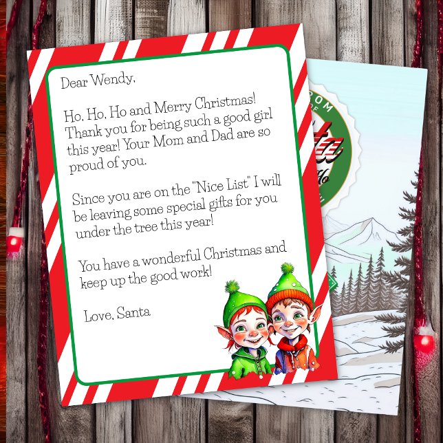 Personalized Letter from Santa Claus for Children (Creator Uploaded)