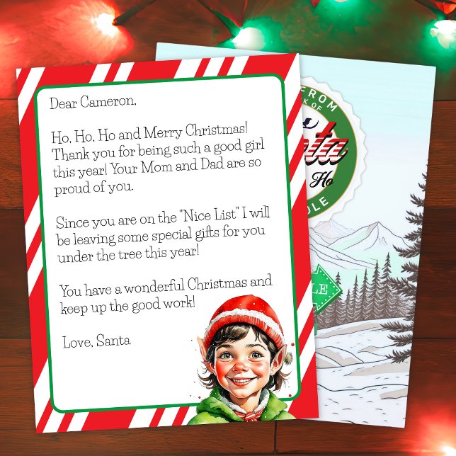 Personalized Letter from Santa Claus for Children (Creator Uploaded)