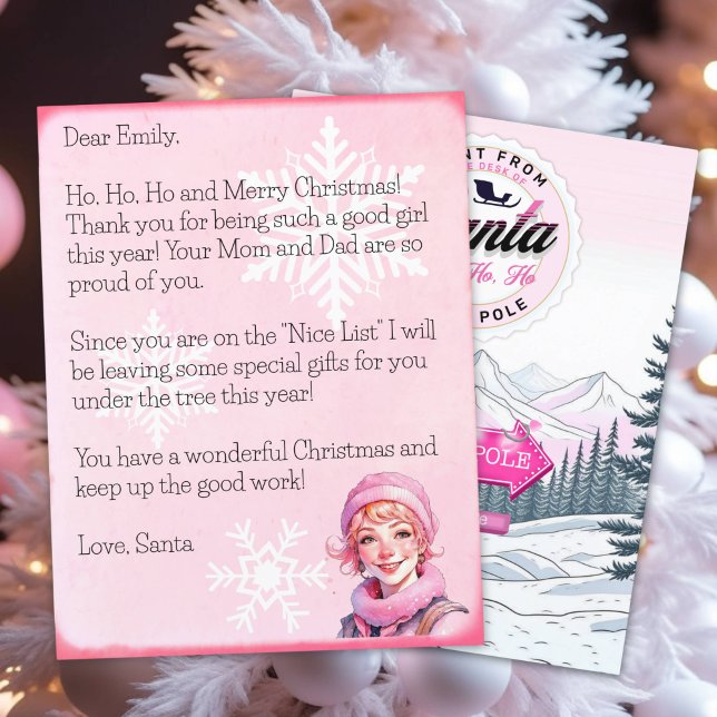 Personalized Letter from Santa Claus for Girls (Creator Uploaded)