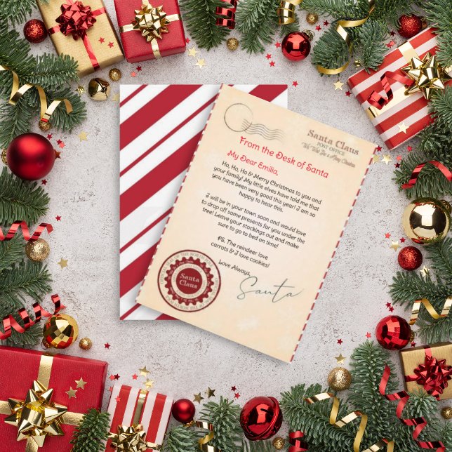 Personalized Letter from Santa Claus template (Creator Uploaded)