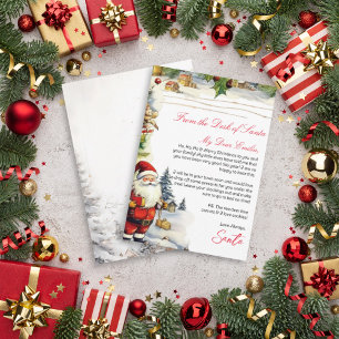 Personalized Letter from Santa Claus template