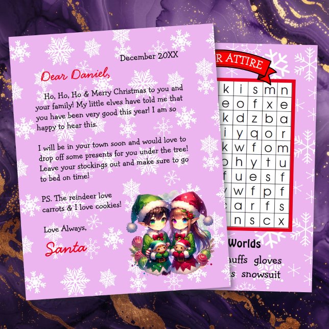 Personalized Letter from Santa for Children (Creator Uploaded)