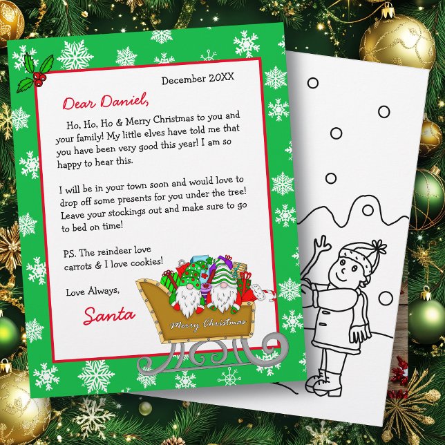 Personalized Letter from Santa for Children (Creator Uploaded)