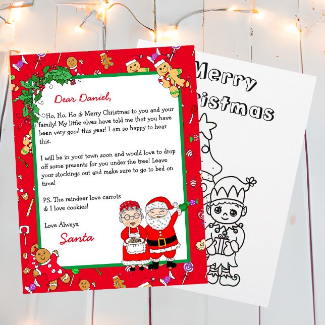 Personalized Letter from Santa for Children (Creator Uploaded)