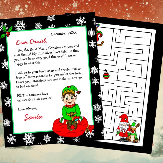 Personalized Letter from Santa for Children (Creator Uploaded)