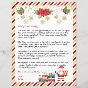Personalized Letter from Santa For Kids Gifts