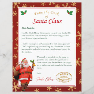 Personalized Letter From Santa North Pole Mail