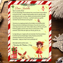 Personalized Letter from Santa's Fairy Helper