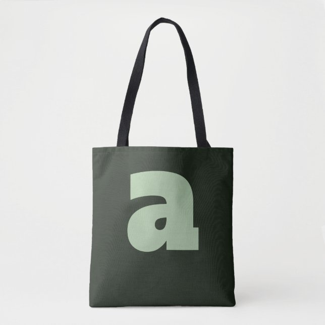 Personalized Letter Gift Tote Bag (Front)