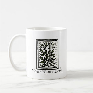 Personalized Letter J Monogram Mug
