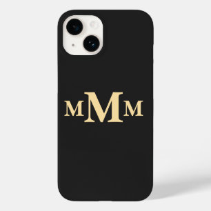 Personalized Letter "M" Monogram  Template Case-Mate iPhone 14 Case