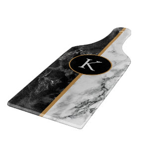 Personalized Letter Marble Stone Cutting Board