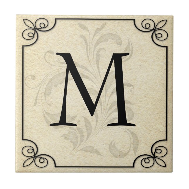 Personalized Letter Tiles - Decorative Name Word (Front)