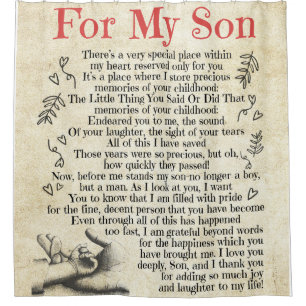 Personalized Letter To For My Son, Son Birthday