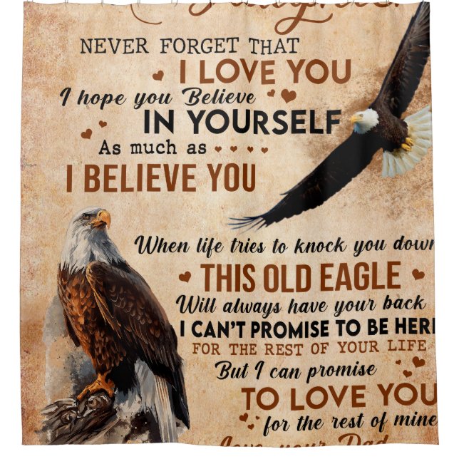 Personalized Letter To My Daughter From Dad (Front)