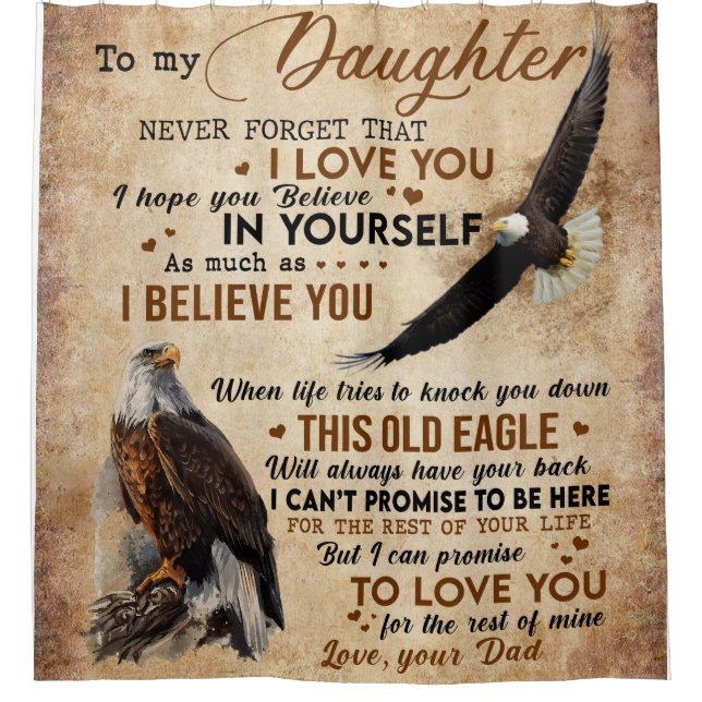 Personalized Letter To My Daughter From Dad (Front)