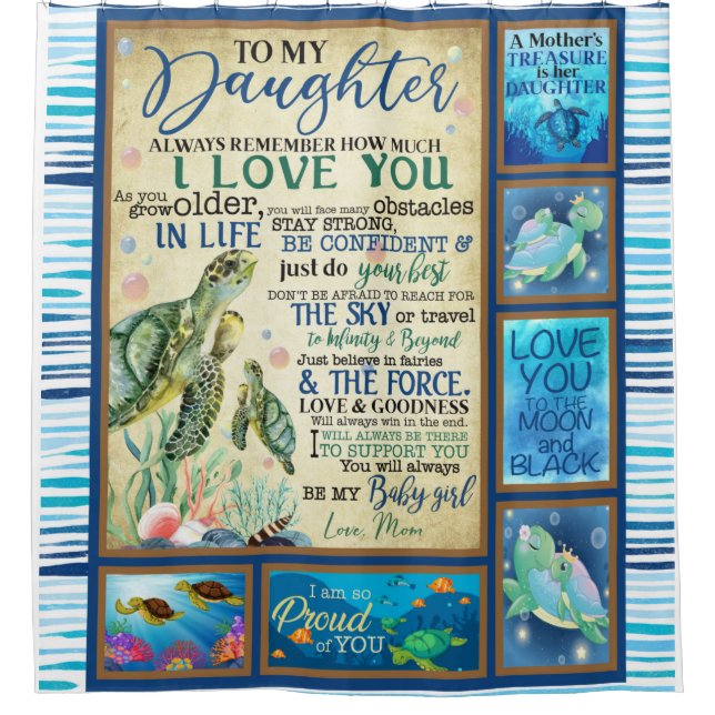 Personalized Letter To My Daughter Love From Mom (Front)