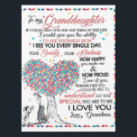 Personalized Letter To My Granddaughter From Gran Tablecloth<br><div class="desc">Personalized Letter To My Granddaughter From Grandma</div>