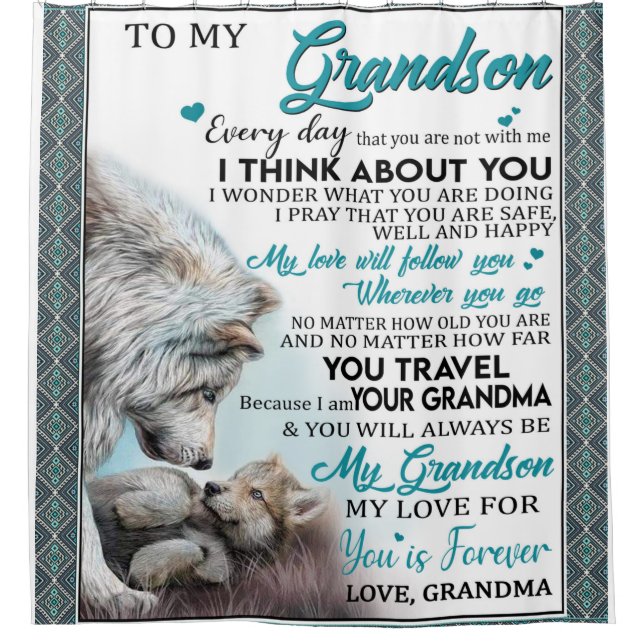 Personalized Letter To My Grandson (Front)