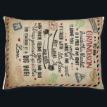 Personalized Letter To My GrandSon, Birthday Gift Pet Bed<br><div class="desc">Personalized Letter To My GrandSon,  Birthday Gift</div>