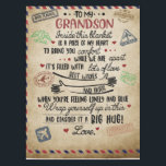 Personalized Letter To My GrandSon, Birthday Gift Tablecloth<br><div class="desc">Personalized Letter To My GrandSon,  Birthday Gift</div>