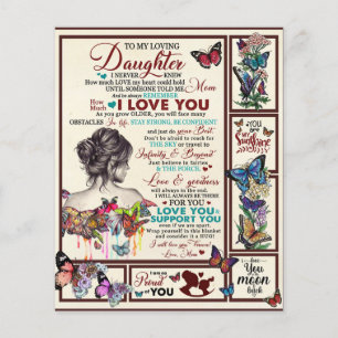 Personalized Letter To My Loving Daughter Flyer