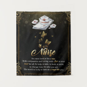 Personalized Letter To My Nurse Tapestry