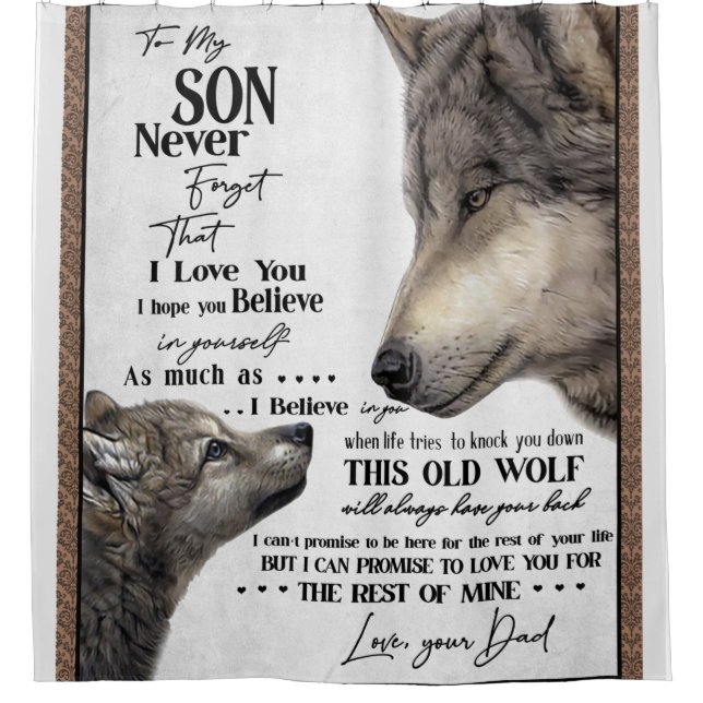 Personalized Letter To My Son From Dad (Front)