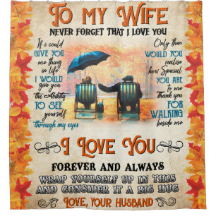 Personalized Letter To My Wife Love From Husband B